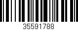 Código de barras (EAN, GTIN, SKU, ISBN): '35591788'