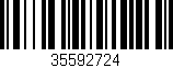 Código de barras (EAN, GTIN, SKU, ISBN): '35592724'