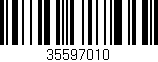 Código de barras (EAN, GTIN, SKU, ISBN): '35597010'