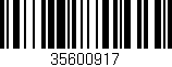 Código de barras (EAN, GTIN, SKU, ISBN): '35600917'