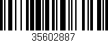 Código de barras (EAN, GTIN, SKU, ISBN): '35602887'