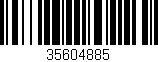 Código de barras (EAN, GTIN, SKU, ISBN): '35604885'