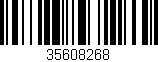 Código de barras (EAN, GTIN, SKU, ISBN): '35608268'