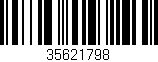 Código de barras (EAN, GTIN, SKU, ISBN): '35621798'