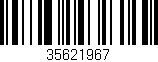 Código de barras (EAN, GTIN, SKU, ISBN): '35621967'