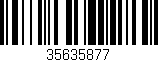 Código de barras (EAN, GTIN, SKU, ISBN): '35635877'