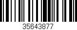 Código de barras (EAN, GTIN, SKU, ISBN): '35643877'