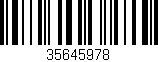 Código de barras (EAN, GTIN, SKU, ISBN): '35645978'