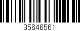 Código de barras (EAN, GTIN, SKU, ISBN): '35646561'