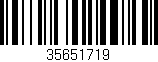 Código de barras (EAN, GTIN, SKU, ISBN): '35651719'