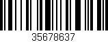 Código de barras (EAN, GTIN, SKU, ISBN): '35678637'