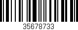 Código de barras (EAN, GTIN, SKU, ISBN): '35678733'