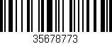 Código de barras (EAN, GTIN, SKU, ISBN): '35678773'