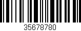 Código de barras (EAN, GTIN, SKU, ISBN): '35678780'