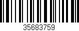 Código de barras (EAN, GTIN, SKU, ISBN): '35683759'