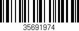 Código de barras (EAN, GTIN, SKU, ISBN): '35691974'