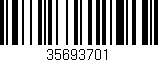 Código de barras (EAN, GTIN, SKU, ISBN): '35693701'