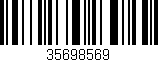 Código de barras (EAN, GTIN, SKU, ISBN): '35698569'