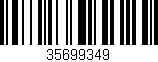 Código de barras (EAN, GTIN, SKU, ISBN): '35699349'