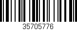 Código de barras (EAN, GTIN, SKU, ISBN): '35705776'