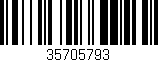 Código de barras (EAN, GTIN, SKU, ISBN): '35705793'