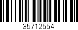 Código de barras (EAN, GTIN, SKU, ISBN): '35712554'