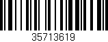 Código de barras (EAN, GTIN, SKU, ISBN): '35713619'