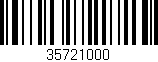 Código de barras (EAN, GTIN, SKU, ISBN): '35721000'