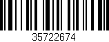 Código de barras (EAN, GTIN, SKU, ISBN): '35722674'