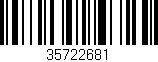 Código de barras (EAN, GTIN, SKU, ISBN): '35722681'