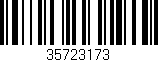 Código de barras (EAN, GTIN, SKU, ISBN): '35723173'