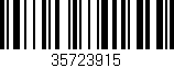 Código de barras (EAN, GTIN, SKU, ISBN): '35723915'