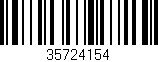 Código de barras (EAN, GTIN, SKU, ISBN): '35724154'