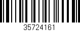 Código de barras (EAN, GTIN, SKU, ISBN): '35724161'