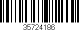 Código de barras (EAN, GTIN, SKU, ISBN): '35724186'