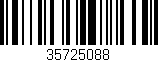 Código de barras (EAN, GTIN, SKU, ISBN): '35725088'
