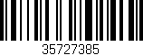 Código de barras (EAN, GTIN, SKU, ISBN): '35727385'