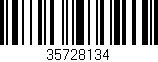 Código de barras (EAN, GTIN, SKU, ISBN): '35728134'