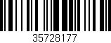 Código de barras (EAN, GTIN, SKU, ISBN): '35728177'