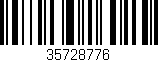 Código de barras (EAN, GTIN, SKU, ISBN): '35728776'