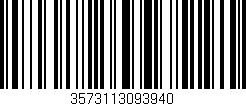Código de barras (EAN, GTIN, SKU, ISBN): '3573113093940'