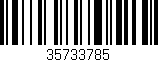 Código de barras (EAN, GTIN, SKU, ISBN): '35733785'