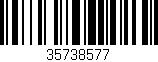 Código de barras (EAN, GTIN, SKU, ISBN): '35738577'