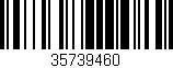 Código de barras (EAN, GTIN, SKU, ISBN): '35739460'