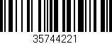 Código de barras (EAN, GTIN, SKU, ISBN): '35744221'
