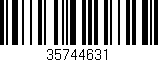 Código de barras (EAN, GTIN, SKU, ISBN): '35744631'