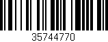 Código de barras (EAN, GTIN, SKU, ISBN): '35744770'