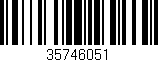 Código de barras (EAN, GTIN, SKU, ISBN): '35746051'