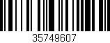 Código de barras (EAN, GTIN, SKU, ISBN): '35749607'