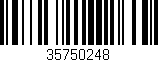 Código de barras (EAN, GTIN, SKU, ISBN): '35750248'